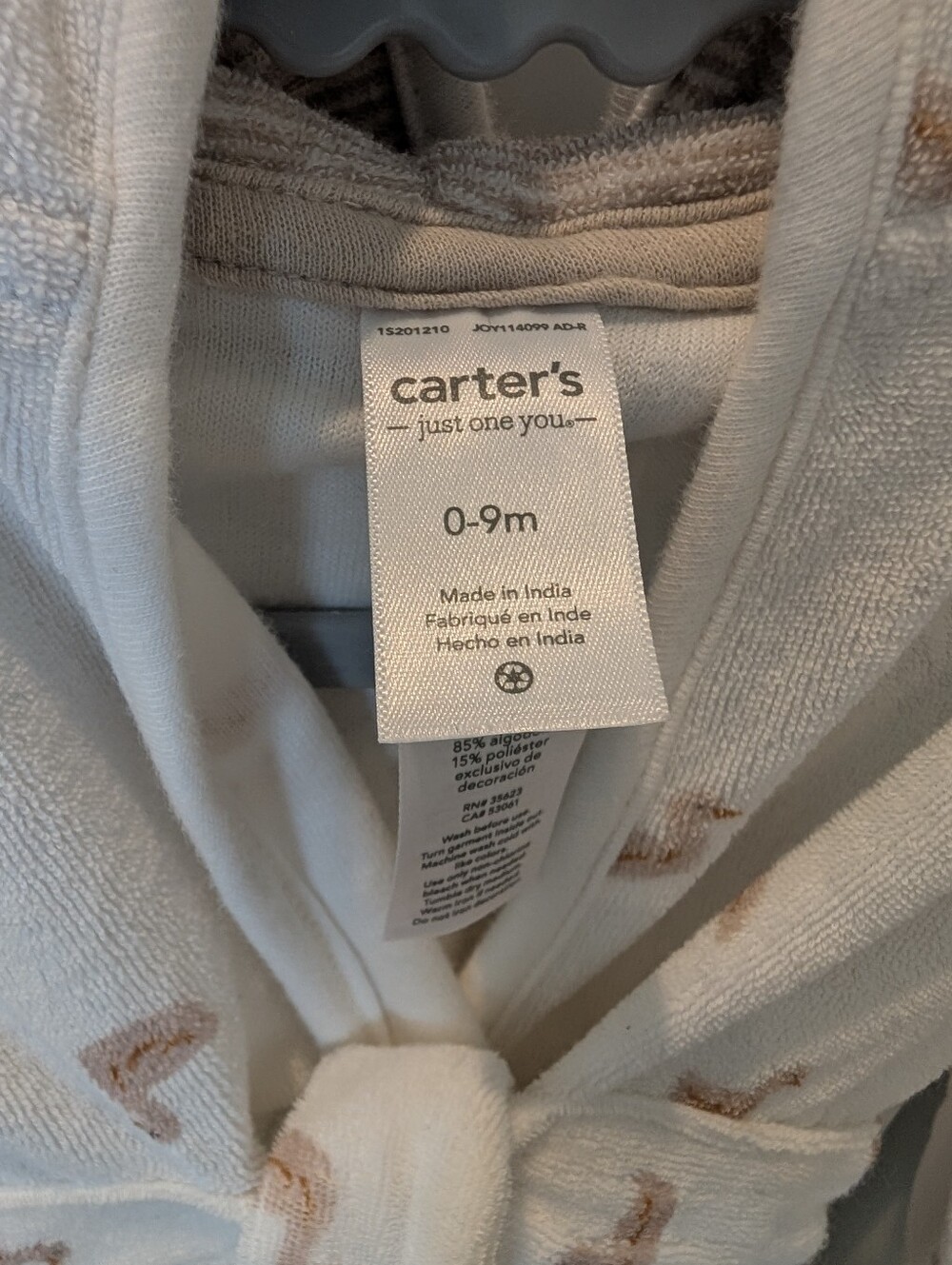 Carter's Bundle - Robe & Matching Set - 0-9 Months - Picture 3 of 5